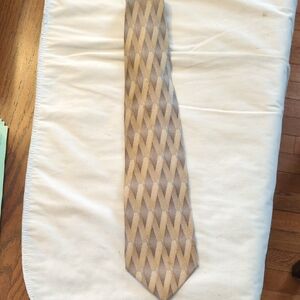 Dockers Geometric Tan and Brown Tie